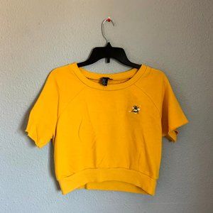 Bee embroidered shirt